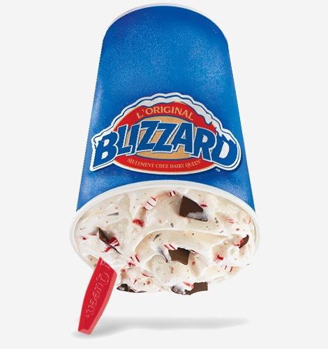 Candy Cane Chill Blizzard® Treat *Seasonal