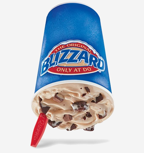 Frosted Fudge Brownie Blizzard® Treat *Seasonal
